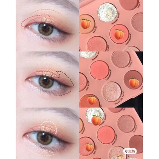 Phấn Mắt Colourpop Baby Got Peach Eyeshadow Palette. Màu Mắt Trái Đào. Bảng Mắt Kèm Gương