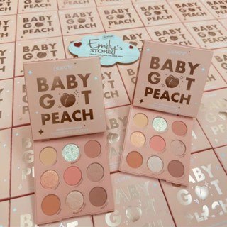 Phấn Mắt Colourpop Baby Got Peach Eyeshadow Palette. Màu Mắt Trái Đào. Bảng Mắt Kèm Gương