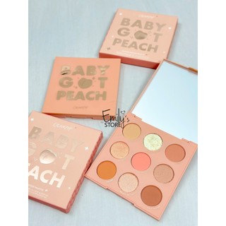 Phấn Mắt Colourpop Baby Got Peach Eyeshadow Palette. Màu Mắt Trái Đào. Bảng Mắt Kèm Gương