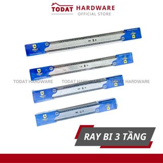 [NANCB] Ray Bi 3 Tầng INOX hộc tủ kéo, Bộ 2 thanh ray trượt INOX hộc tủ kéo (Loại tốt) đủ kích cỡ