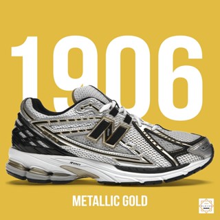 Giày Thể Thao 1906r Metalic Gold Màu Xám Đen Phù Hợp Cả Nam Và Nữ - Clever Man Store