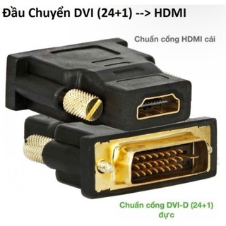 Đầu chuyển đổi DVI to HDMI siêu nét DVI sang HDMI (OEM)