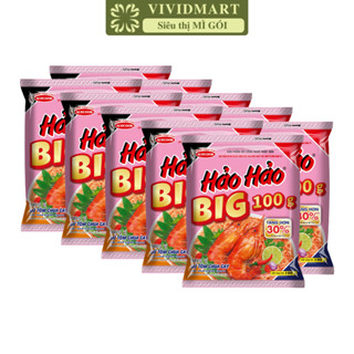   SET10GÓI  - ACECOOK - Mì Hảo Hảo Big 100g Tôm Chua Cay Mì Big 100 Hảo Hảo Tôm chua cay Mì Hảo Hảo Big100  100g gói  