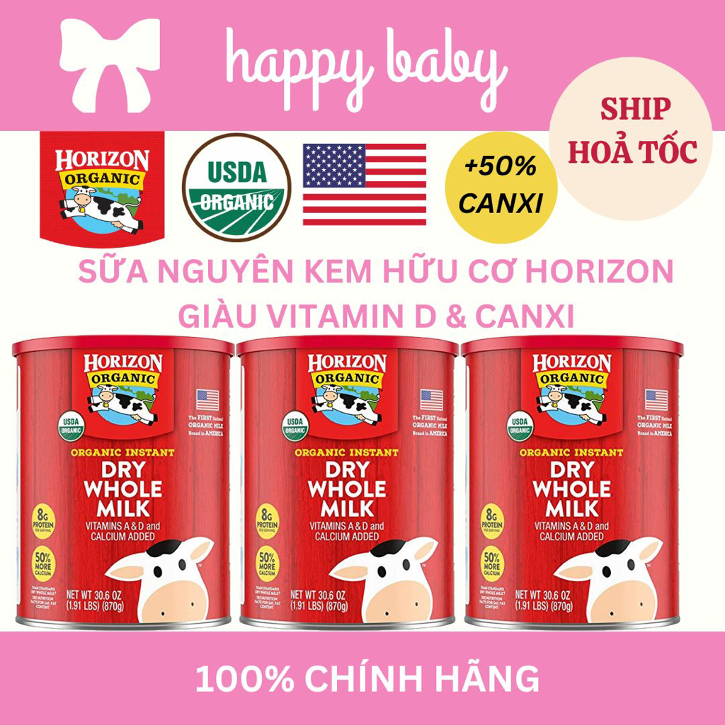 [Date 2028] Sữa bột nguyên kem HORIZON cho bé từ 1 tuổi