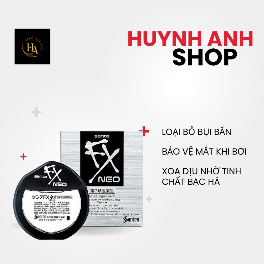 Nước nhỏ mắt Sante FX Neo 12ML - Nhật Bản