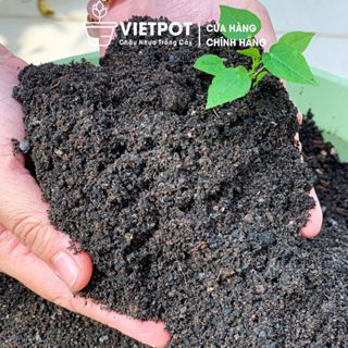 Đất sạch đa dụng VIETPOT, đủ dinh dưỡng, tơi xốp khoáng khí, phù hợp trồng hoa, cây kiểng rau củ quả