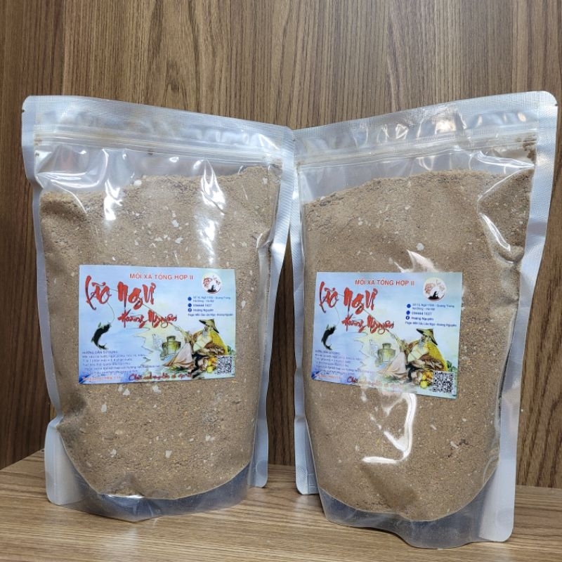 Mồi câu chép kèm hương liệu Lão Ngư (Hoàng Nguyên) mùi thơm, hút cá nhanh, siêu nhạy