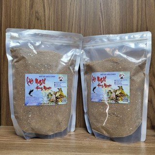 Mồi câu chép kèm hương liệu Lão Ngư (Hoàng Nguyên) mùi thơm, hút cá nhanh, siêu nhạy