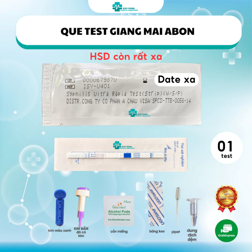 Que thử Giang mai - Syphilis Abon