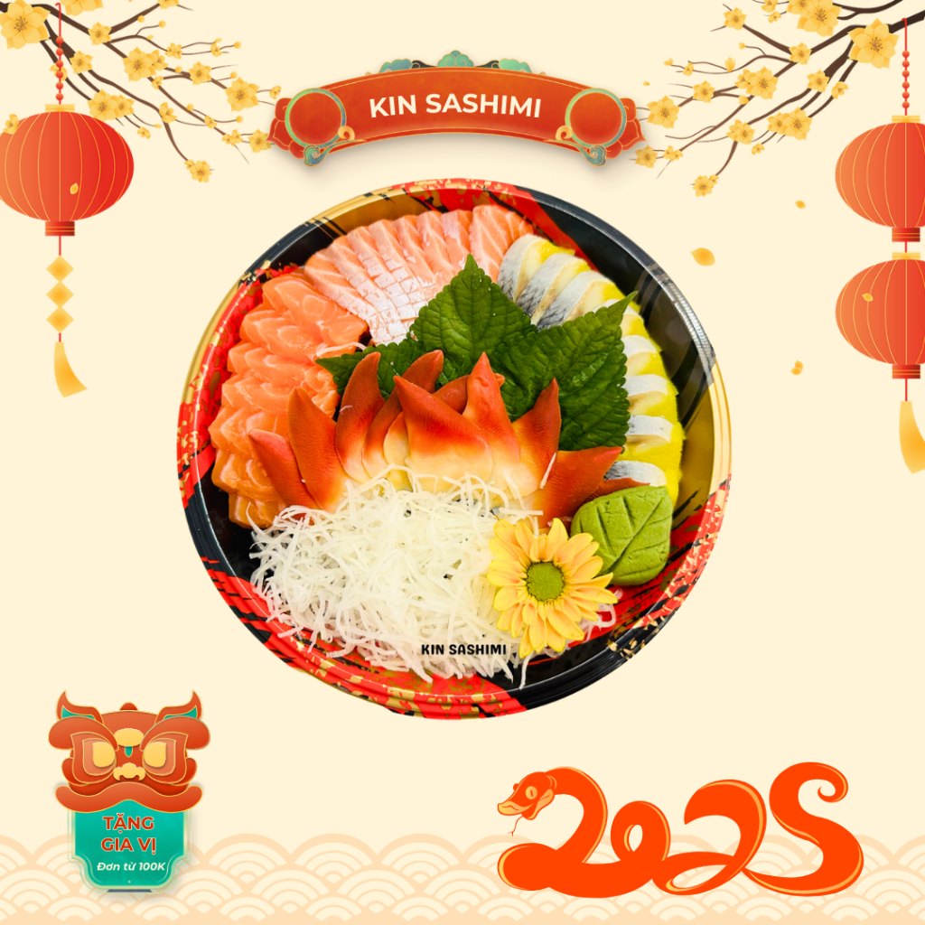 [HỎA TỐC HCM] Set sashimi cá hồi, cá trích, sò đỏ