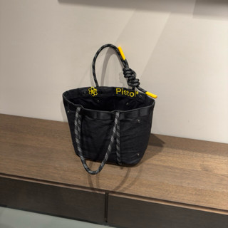 Túi Tote JEANS PISTOL cỡ lớn vải RAW DENIM cao cấp màu đen