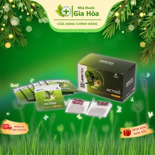Trà túi lọc Actiso / Atiso Premium Ladotea tăng chức năng gan mật, lợi tiểu