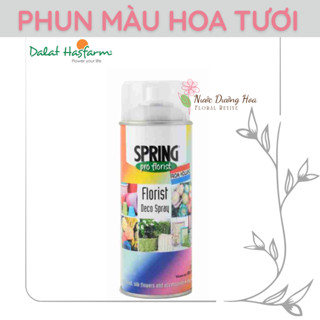 Phun Xịt Màu Hoa Tươi SPRING DECOSPRAY XÁM - Phun Xịt Màu Hoa Tươi - Nhập Khẩu Hà Lan