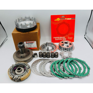 Phụ Kiện REDLEO Bộ Ba Càng Nồi Trước 5 Tép - Bộ Đế Nồi Sau Sử Dụng 5 Lá Bố - 5 Lò Xo -Bố Nồi dành cho dòng xe Wave Dream