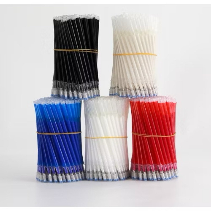 Combo 100 ngòi bút xóa được 11cm Ngòi Bút Bi Nước,ngòi bút Macaron,Ngòi bút vẽ bay màu 0.5mm HAPPI