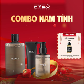 Combo Nam Tính - Sữa Tắm 3in1 & Dung Dịch Vệ Sinh Nam & Sữa Rửa Mặt Fyeo