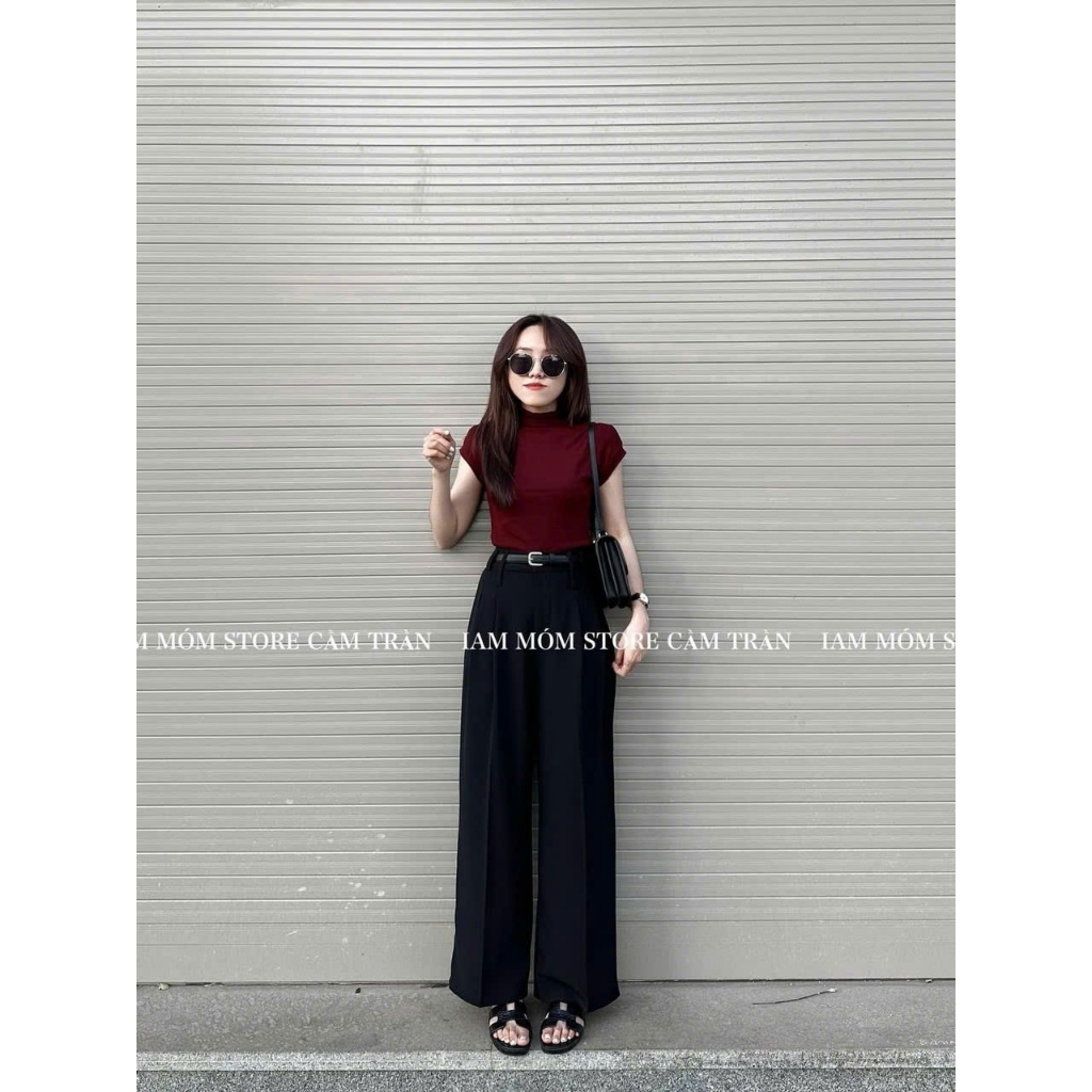 Quần Dài Ống Suông Rộng Chiết Ly Mẫu Hot 2025 D6340 | BigBuy360 - bigbuy360.vn