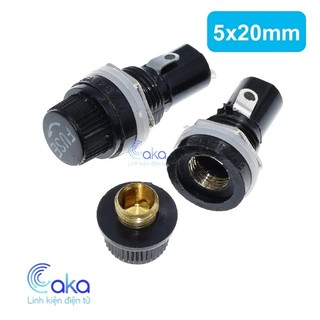 Vỏ bảo vệ cầu chì kính 5x20mm/6x30mm (KHÔNG BAO GỒM CẦU CHÌ)