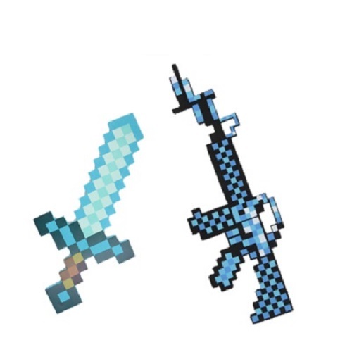 Combo Kiếm Súng Minecraft Diamond