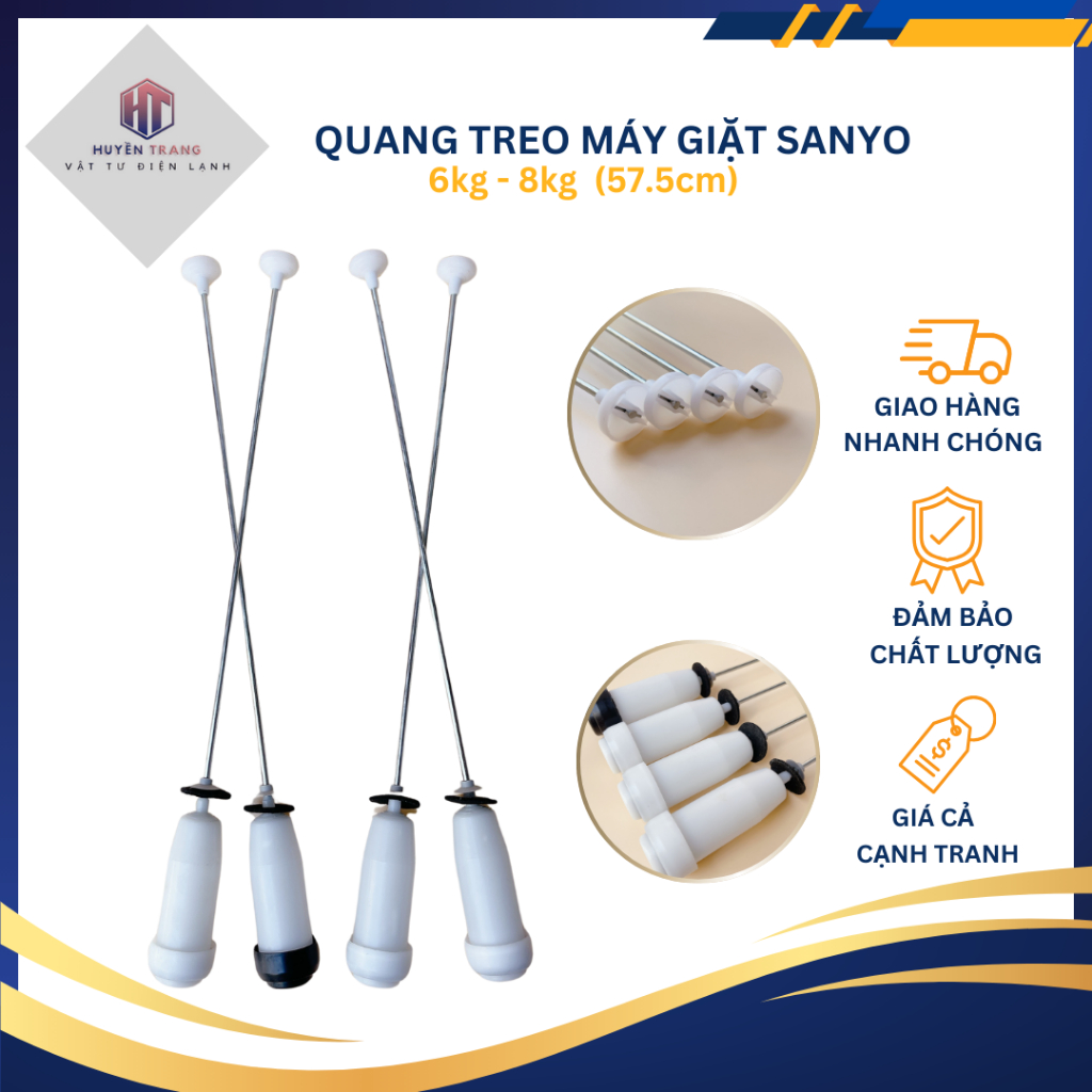 Bộ tay quang treo máy giặt SANYO lồng đứng cửa trên 6kg 7kg 8kg
