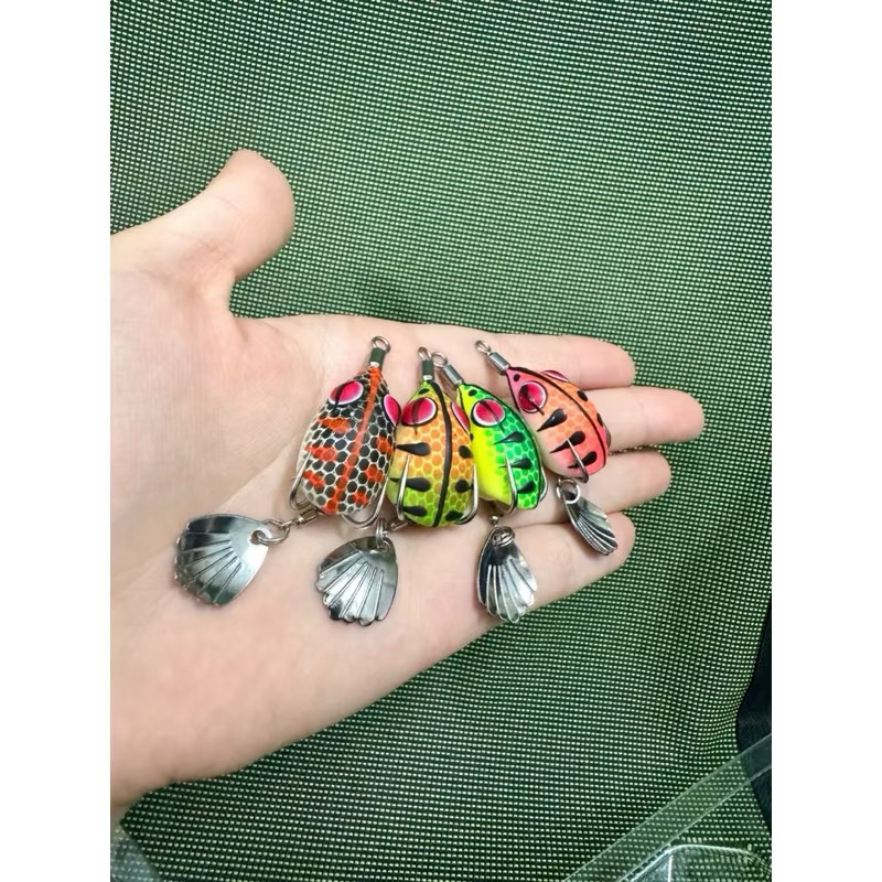 Nhái Hơi Chado H1 Mini 2.8cm 5.5g Lưỡi Độ Weebass Action Nổi- Nhái Hơi Thái Lan Chuyên Lóc, Cá Chẽm 