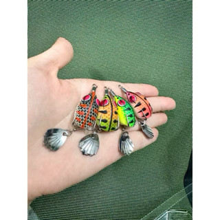 Nhái Hơi Chado H1 Mini 2.8cm 5.5g Lưỡi Độ Weebass Action Nổi- Nhái Hơi Thái Lan Chuyên Lóc, Cá Chẽm