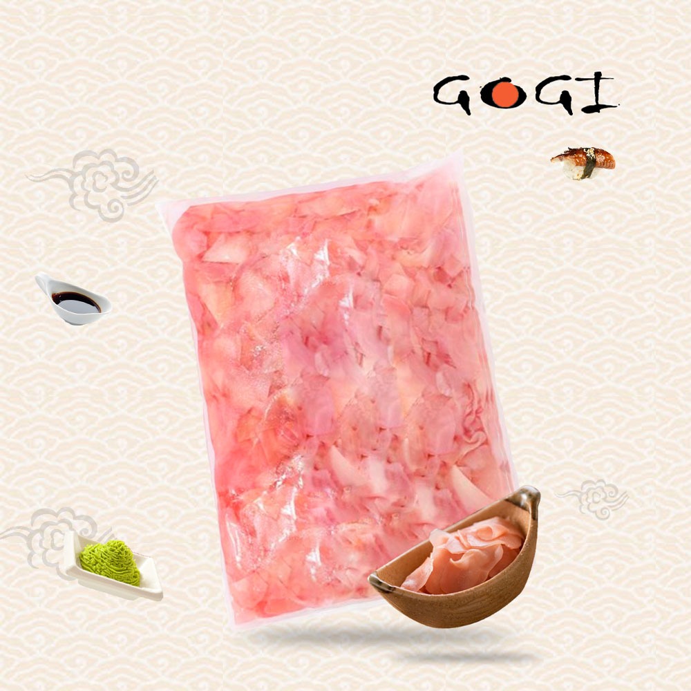 Gừng hồng Gari Nhật Bản (200g) - ăn kèm sushi, cá hồi