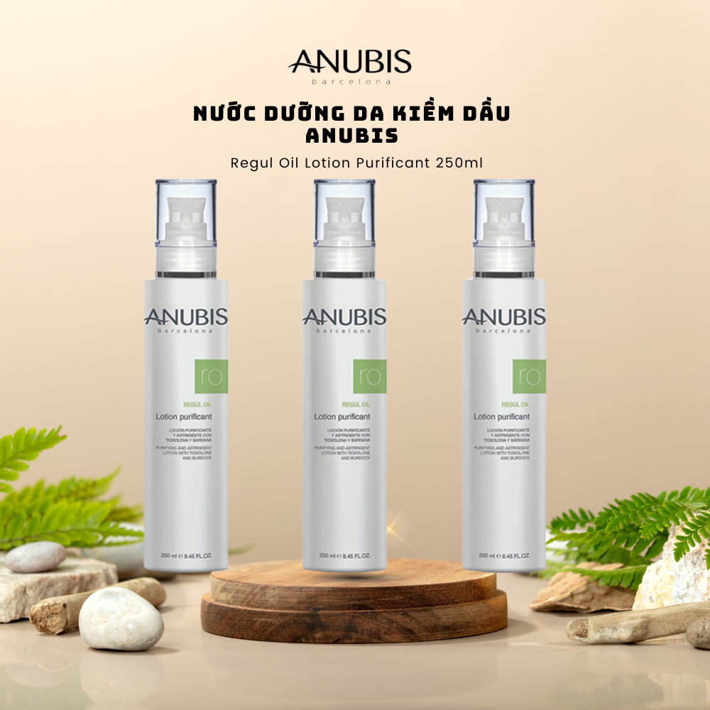 Nước dưỡng da Toner kiềm dầu Anubis Regul Oil Lotion Purificant 250ml dạng xịt - Chính hãng
