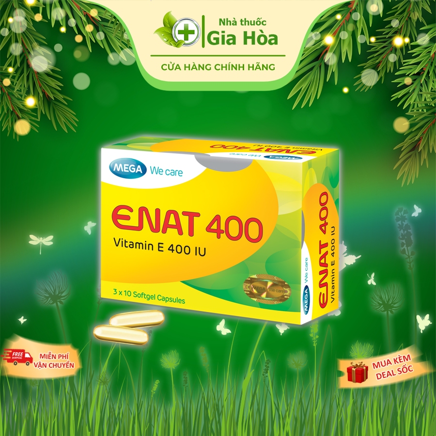 Enat 400 Mega - Vitamin E (Hộp 30 viên)