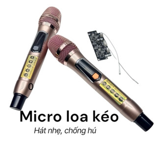 Micro loa kéo vàng chống hú, củ micro k8 hát nhẹ