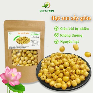  Hạt sen sấy giòn Nut Farm 200g không đường giòn bùi tự nhiên 