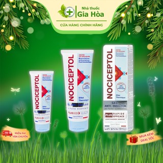 Gel bôi giảm đau Pháp - Nociceptol Gel - Giảm đau cơ, xương khớp, chấn thương do chơi thể thao, vận động nặng