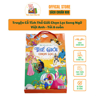 Sách - Truyện Cổ Tích Thế Giới Chọn Lọc Song Ngữ Việt Anh - Túi 8 cuốn