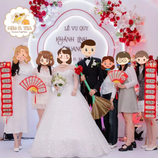 [ 2025 ] Lì Xì Năm Mới Xoè Quạt Độc Lạ, Quà Tặng Bất Ngờ Mừng Năm Mới, Chúc phúc Đám Cưới