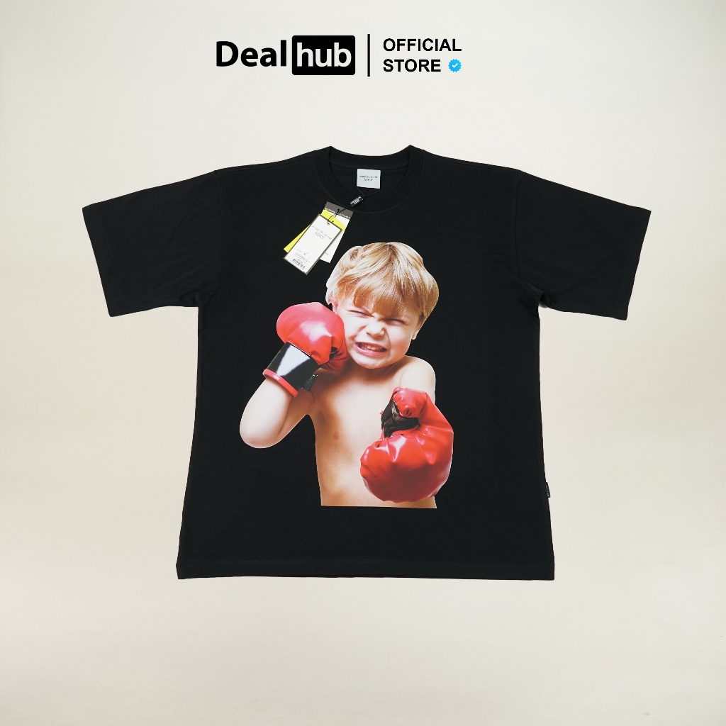 Áo thun ADLV Boxing Boy Bé Đấm Bốc Form Oversize