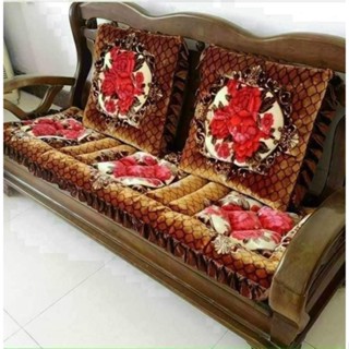 Bộ 3  Đệm Lót Ghế Sofa Ghế Gỗ Cao Cấp, Sang Trọng - Đệm Ghế Thảm Trải Ghế MINH AN HOME DECOR