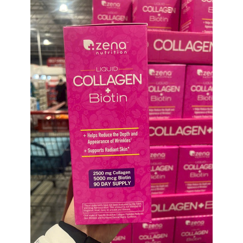 COLLAGEN DẠNG NƯỚC ZENA NUTRITION LIQUID COLLAGEN + BIOTIN Hàng Mỹ