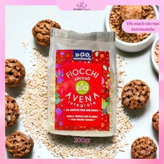 Yến mạch nguyên cám hữu cơ Sottolestelle - 500gr & 200gr