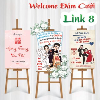 [MS 351-400] Bảng Welcome Đám Cưới
