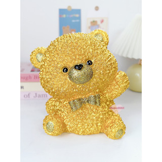  Ống tiết kiệm Gấu xù bông đáng yêu size to  C27xD22xR22  | quà tặng trang trí Tiệm Heo Soda 