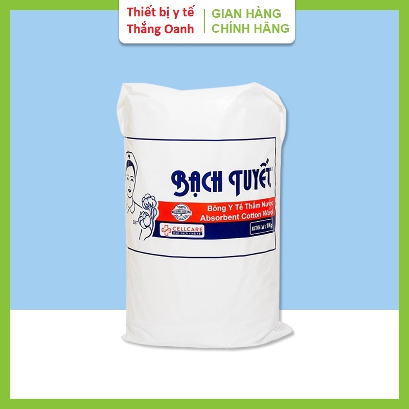 BÔNG CUỘN BẠCH TUYẾT (bịch 1kg)