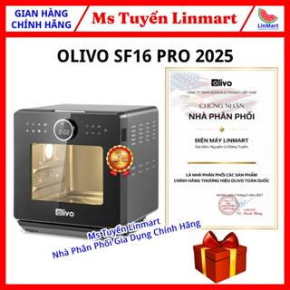 Nồi Chiên Hơi Nước OLIVO SF16 PRO BẢN 2025 - 70 Chương Trình Cài Sẵn - 16L