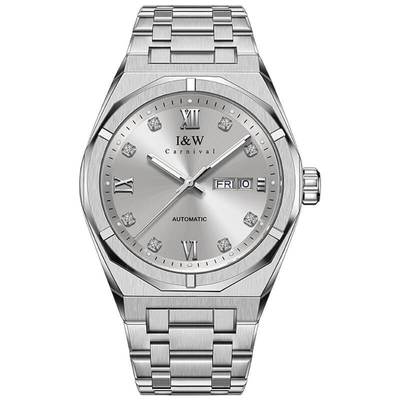 Đồng hồ nam chính hãng I&W Carnival 751G-T4 Kính chống xước,Chống nước 50m,BH 24 tháng,Máy Cơ Automatic,dây kim loại xịn