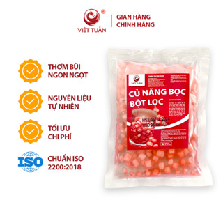 (HỎA TỐC) Củ Năng Bọc Bột Lọc Thơm Giòn Mềm Dẻo, Topping Trà Sen Vàng Gói 250g Hiệu Việt Tuấn