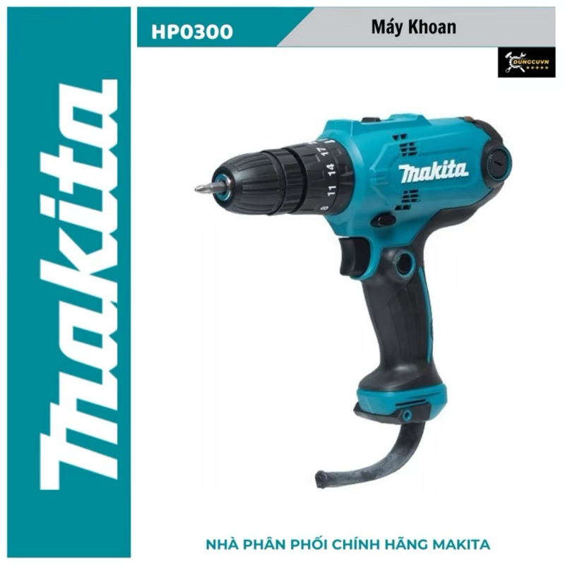 Máy khoan búa Makita HP0300 - DF0300