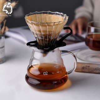 Phễu Gỗ Có Tay Cầm Pha Cà Phê V60