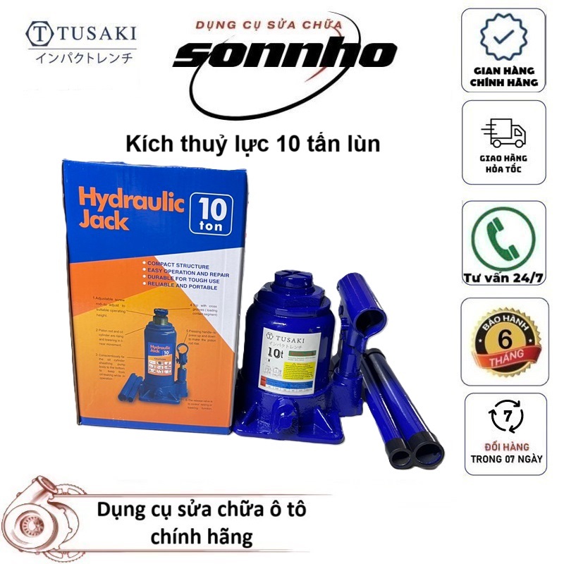 Kích thủy lực 10 tấn lùn