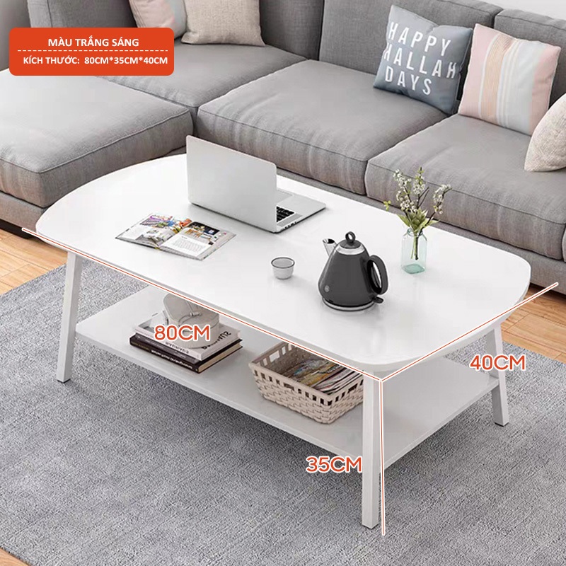 Bàn Sofa, Bàn Trà Phòng Khách 2 Tầng, Bàn Uống Nước Tiện Dụng 4 Chân Tiện Lợi | BigBuy360 - bigbuy360.vn