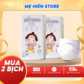 [Combo 2 Bịch] Tã Bỉm Momotaro Chính Hãng Tặng Quà, Bỉm Quần/Dán Siêu Mỏng Cho Bé Đủ Size