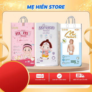 Tã Bỉm Dán Quần Momotaro, Momo Diamond Bản Mới, Bỉm Momo Nature Chính Hãng Cho Bé